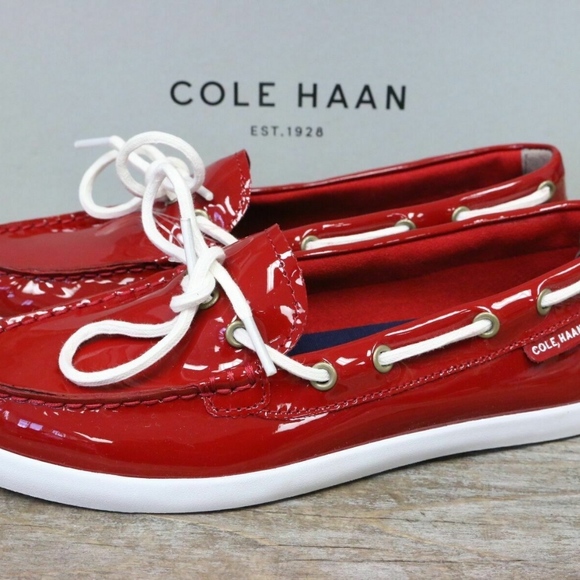 Cole Haan Shoes - Cole Haan Women's Nantucket Red  Moccasins sz 10 B
